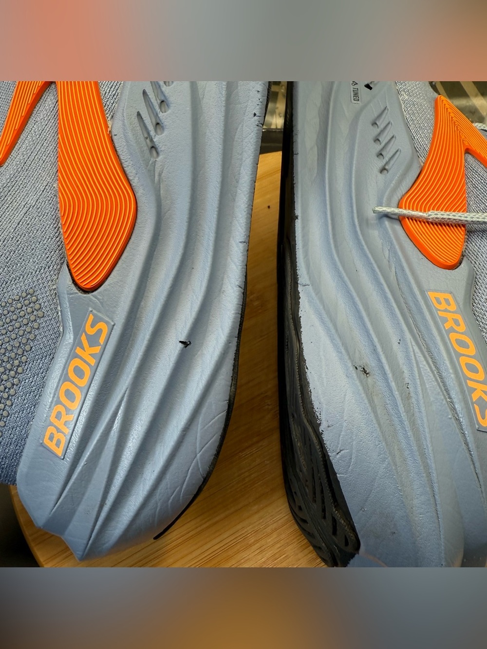 Brooks Glycerin Max ‘Country Blue Sky Orange’ Men’s Size 11 (D) - Picture 11 of 11